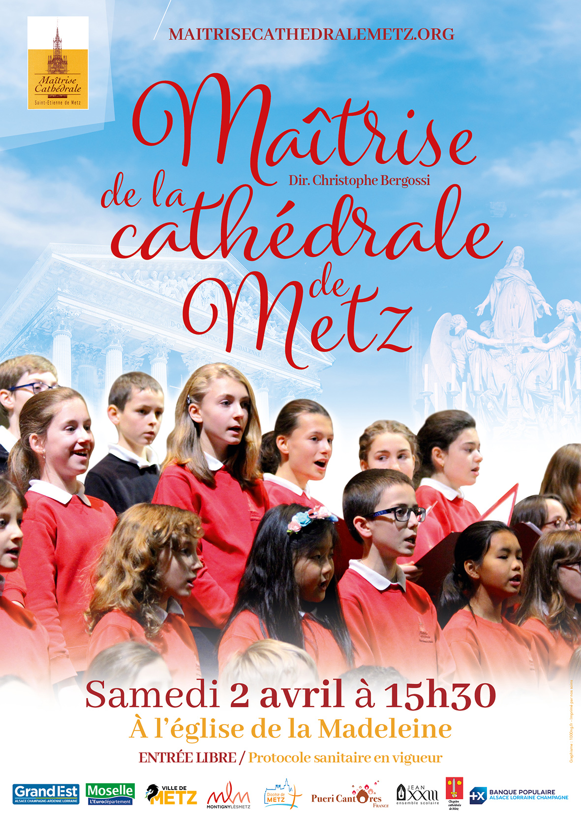 Concert à l’Église de la Madeleine Maîtrise de la Cathédrale de Metz